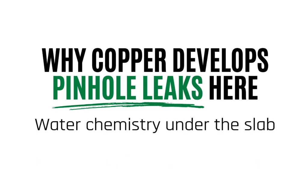 copper pipe leaks